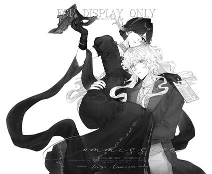 【 half body — +bnw coloring 】